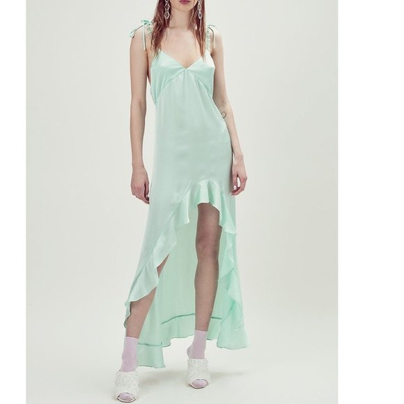 For Love And Lemons Mint Green Maxi Dress - Picture 2 of 7